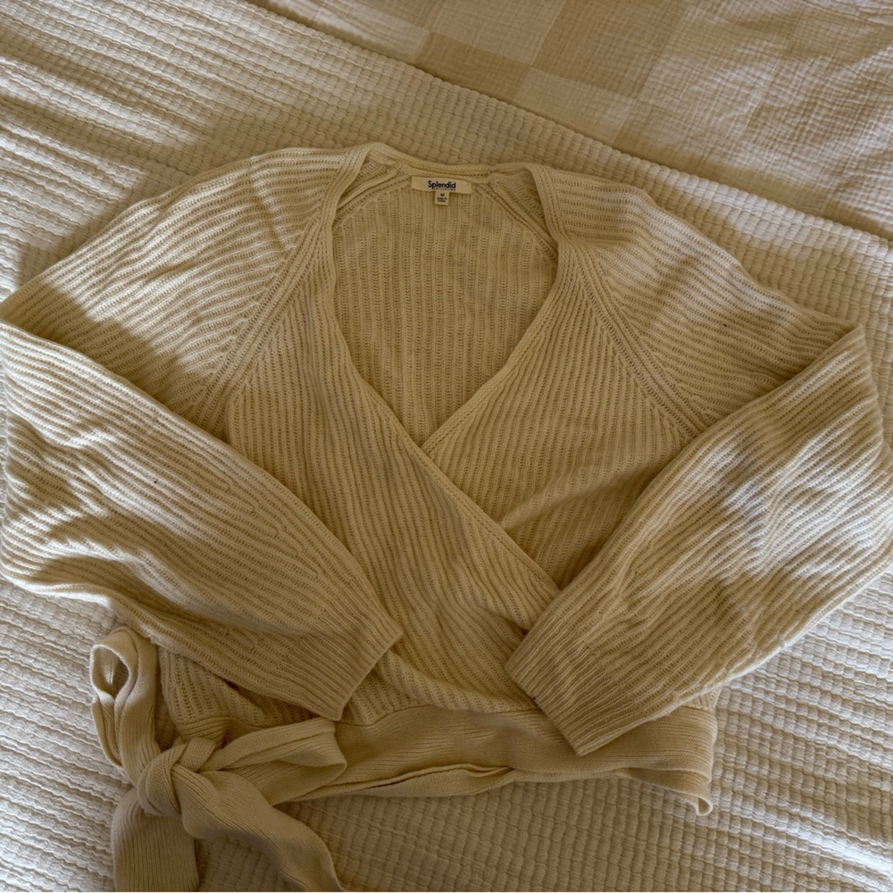 Splendid wrap sweater